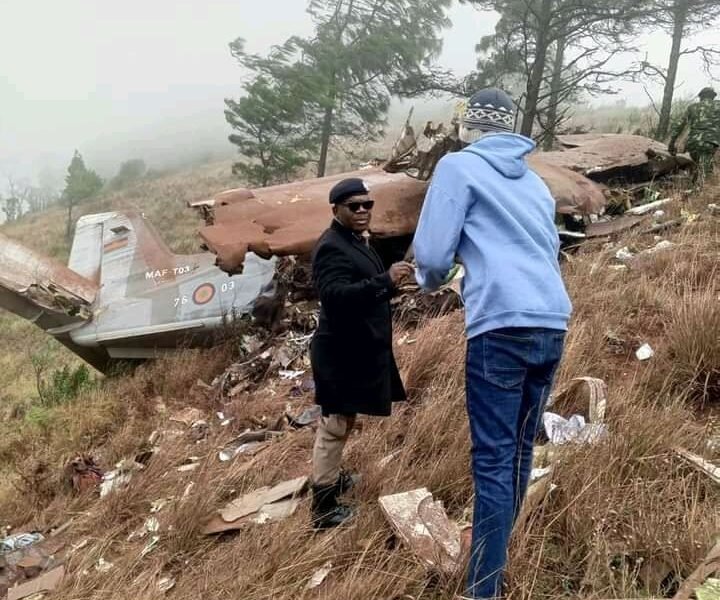 Wreckage Of Military Aircraft