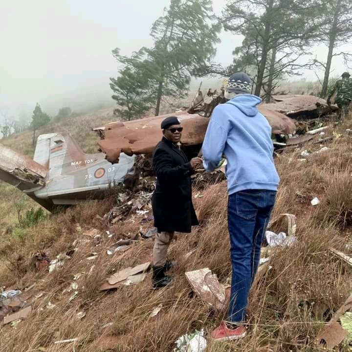 Wreckage Of Military Aircraft