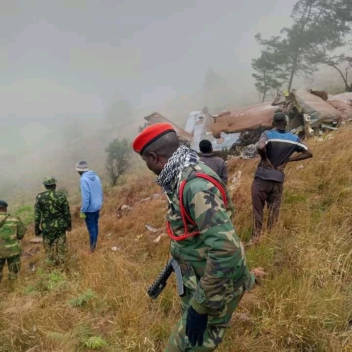 Wreckage Of Military Aircraft 