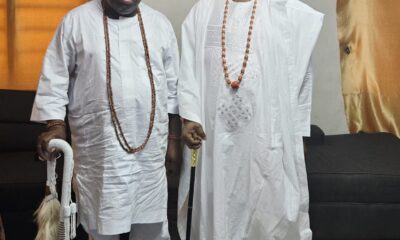New Dawn in Isara-Remo: Aare Adetola Emmanuelking Felicitates with Odemo-Elect of Isara