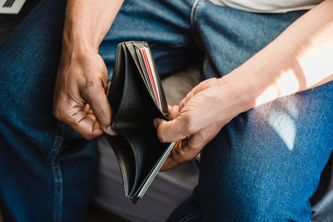 financially broke