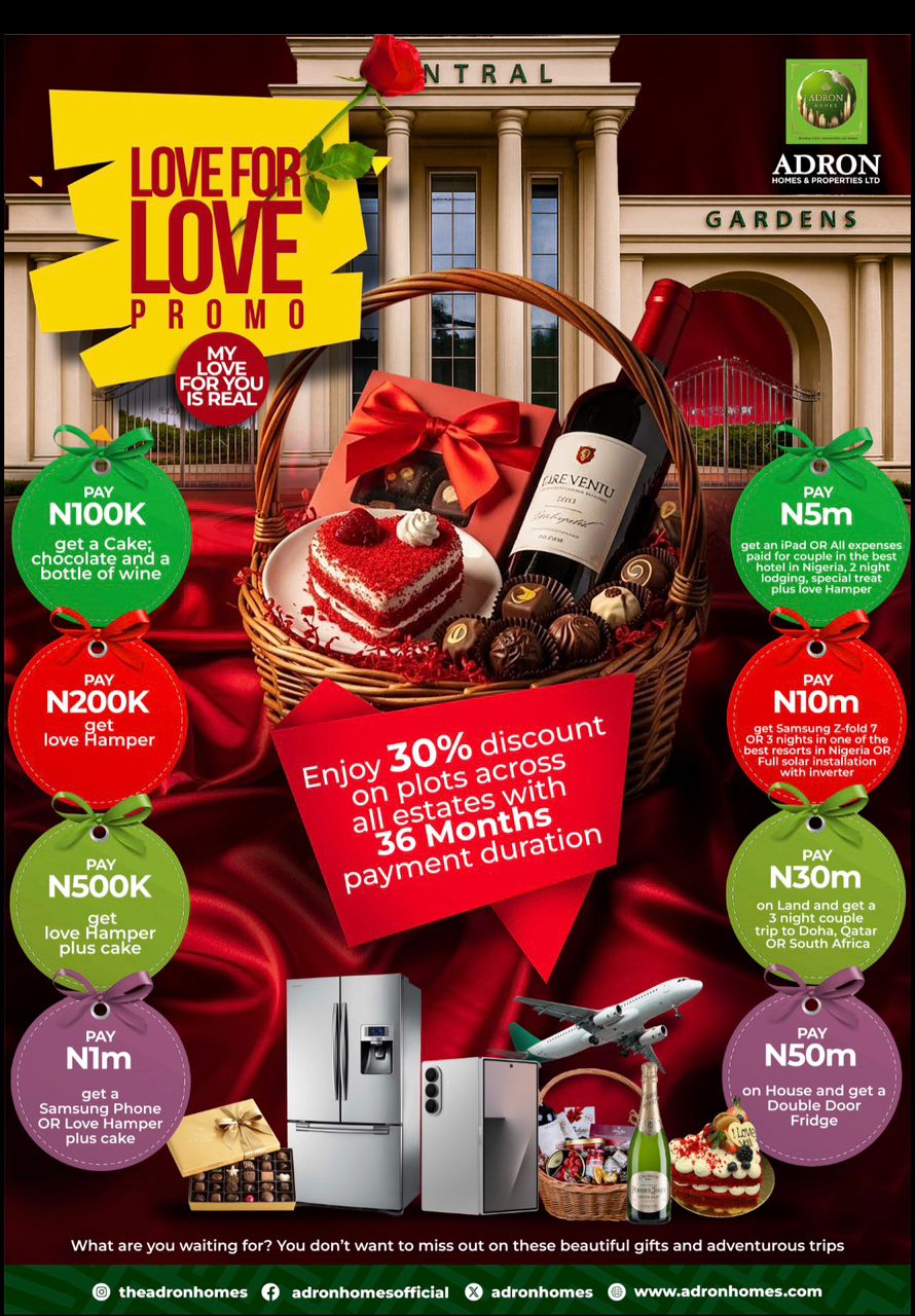 Adron Homes Unveils “Love for Love” Valentine Promo with Exciting Discounts, Luxury Gifts, and Travel Rewards