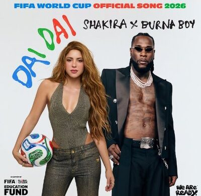 Shakira, Burna Boy Release Official FIFA World Cup Song “Dai Dai”