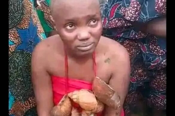 Female Tiktoker Narrowly Escapes Death, Undergoes Cleansing Over Filming Of Masquerade Procession